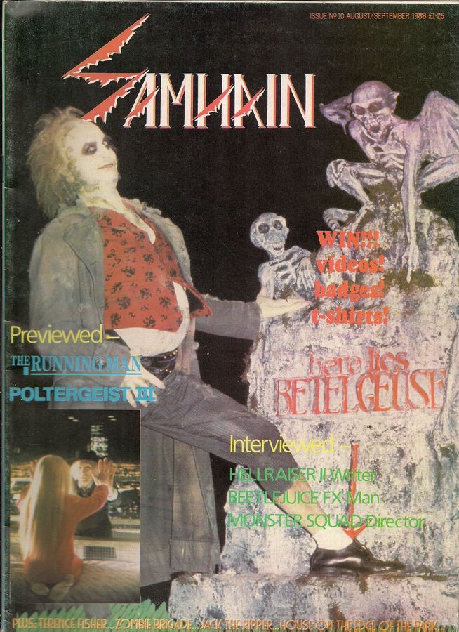 SAMHAIN magazine cover Issue 10  1988