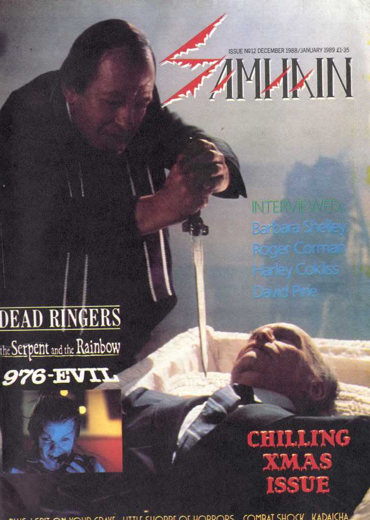 SAMHAIN magazine cover Issue 12 December 1988