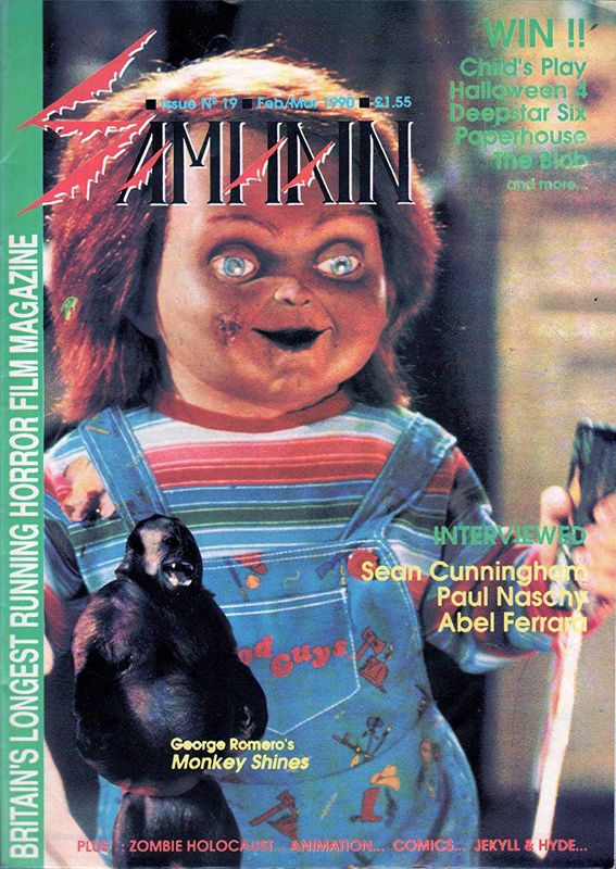 SAMHAIN magazine cover Issue 19 February/March 1990