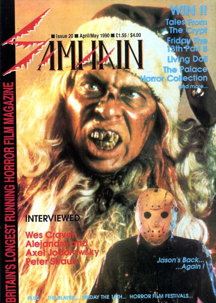 SAMHAIN magazine cover Issue 20 April/May 1990