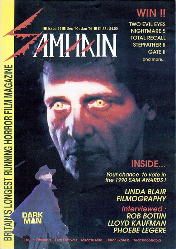 SAMHAIN magazine cover Issue 24 December 1990