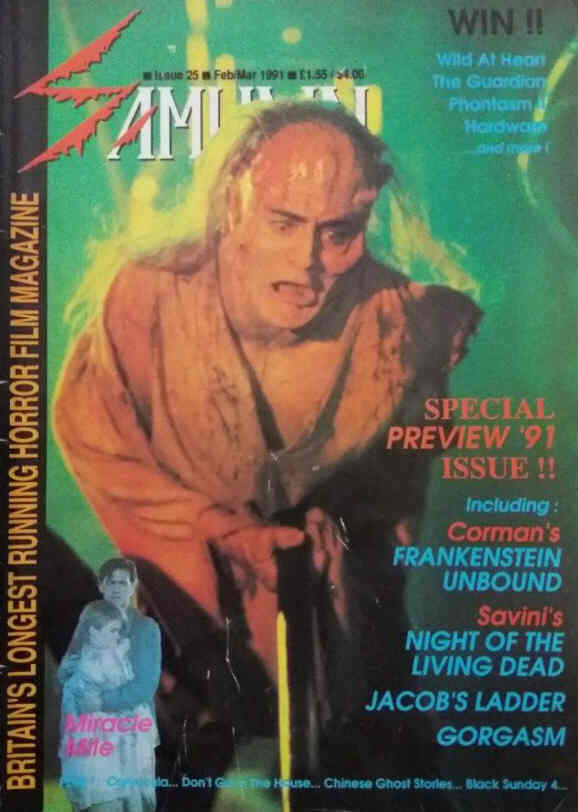 SAMHAIN magazine cover Issue 25 February/March 1991