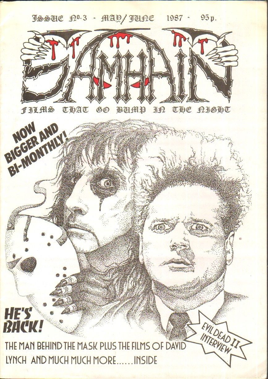 SAMHAIN magazine cover Issue 3 May/June 1987
