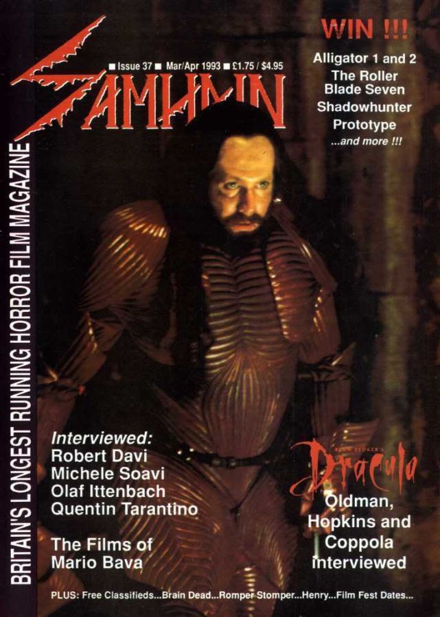 SAMHAIN magazine cover Issue 37 March/April 1993