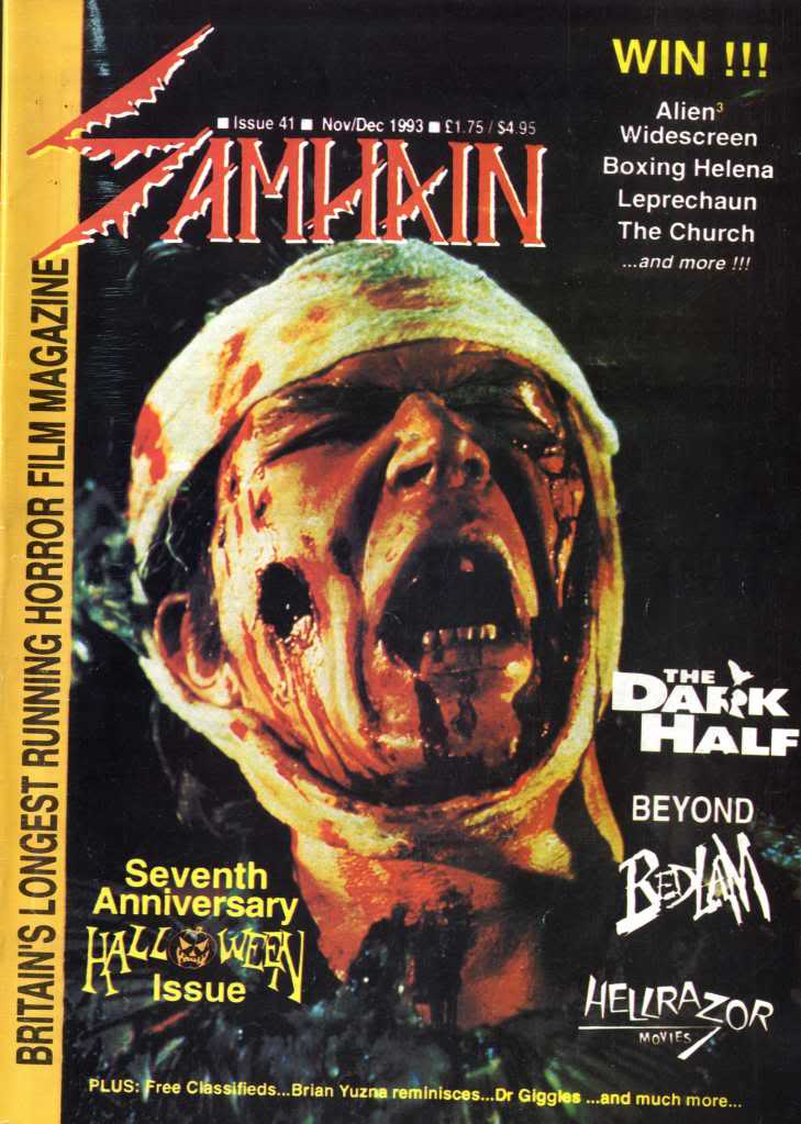SAMHAIN magazine cover Issue 41 November/December 1993