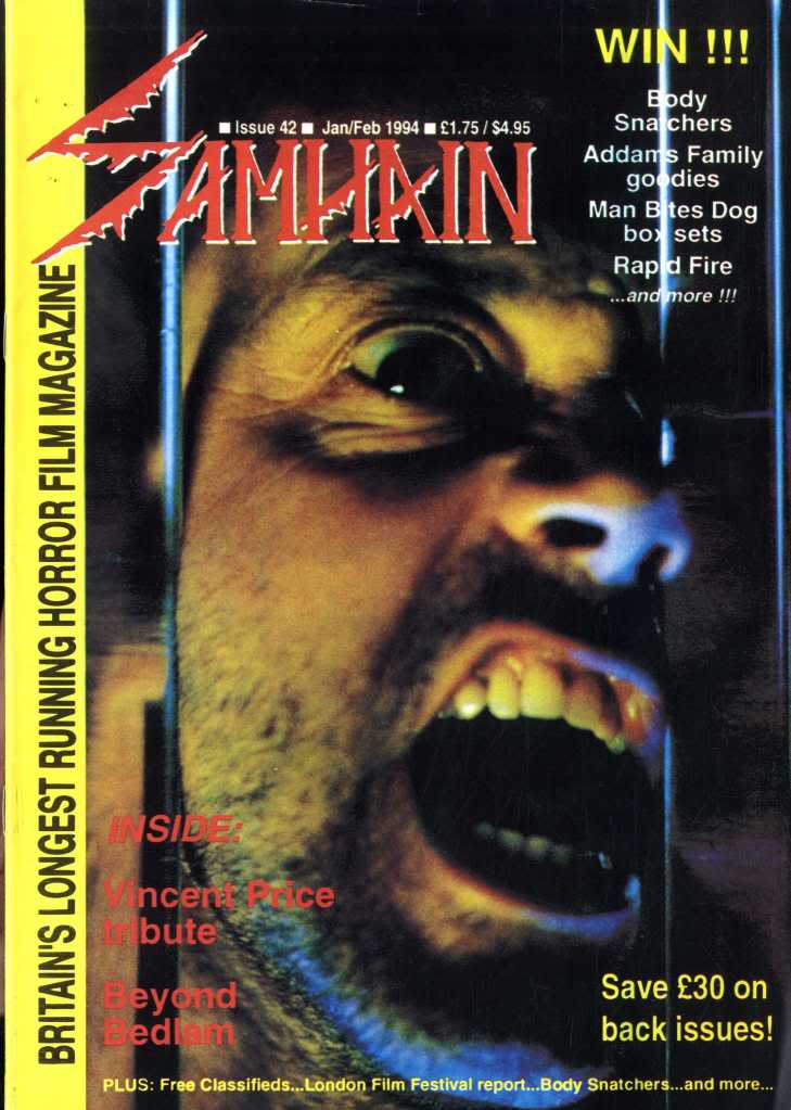 SAMHAIN magazine cover Issue 42 January/February 1994