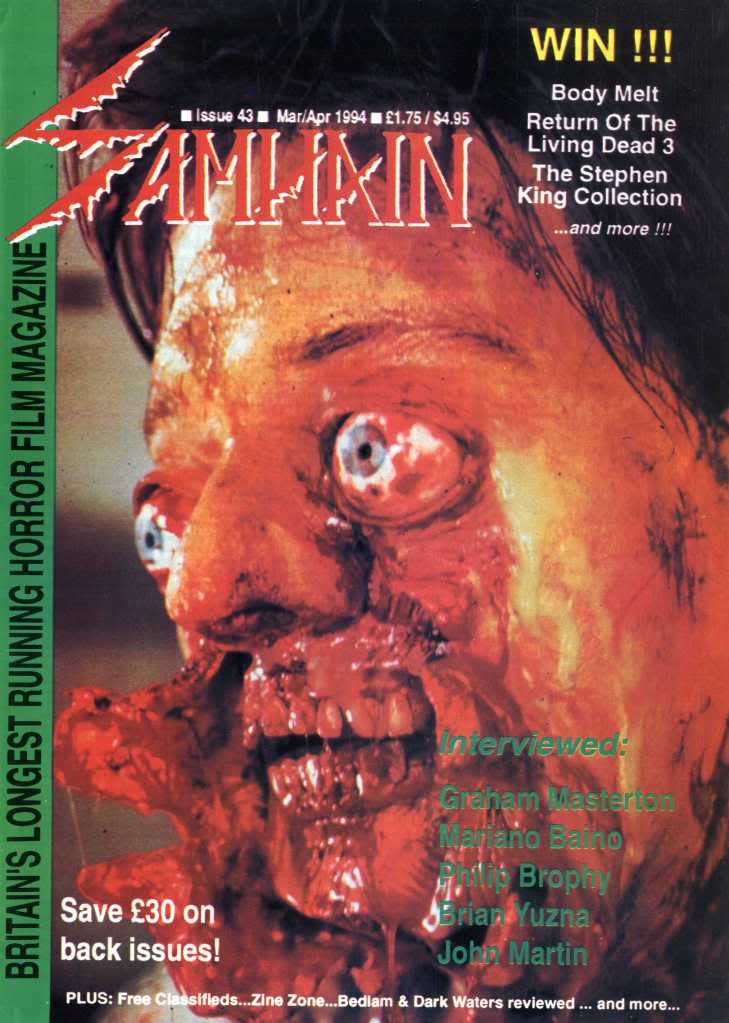 SAMHAIN magazine cover Issue 43 March/April 1994