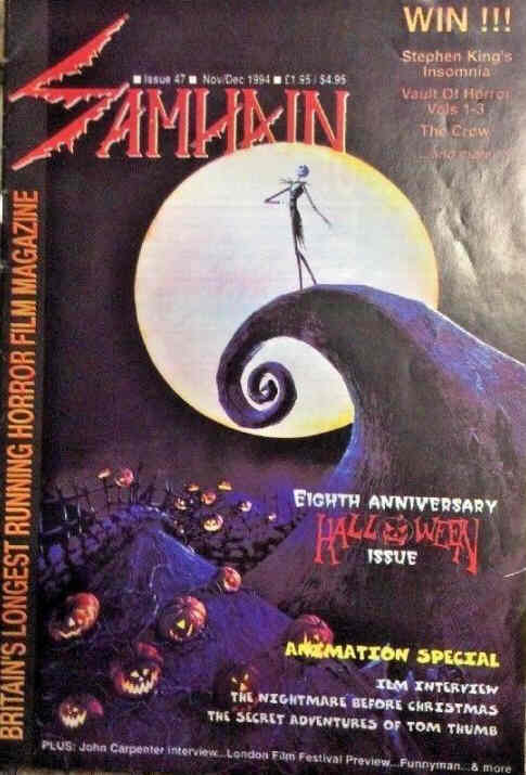 SAMHAIN magazine cover Issue 47 November/December 1994