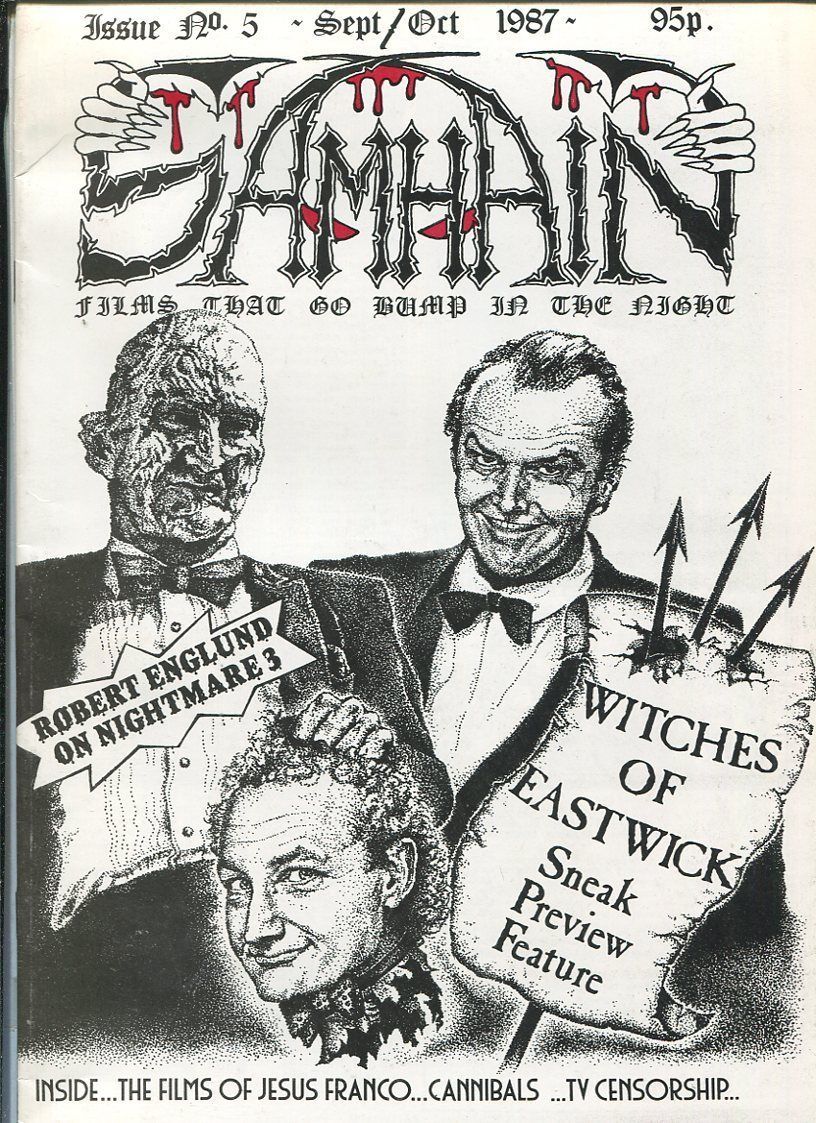 SAMHAIN magazine cover Issue 5 September/October 1987