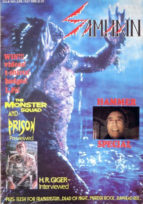 SAMHAIN magazine cover Issue 9  1988
