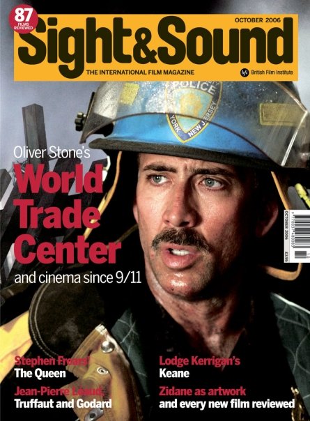 SIGHT AND SOUND magazine cover Issue 186 October 2006