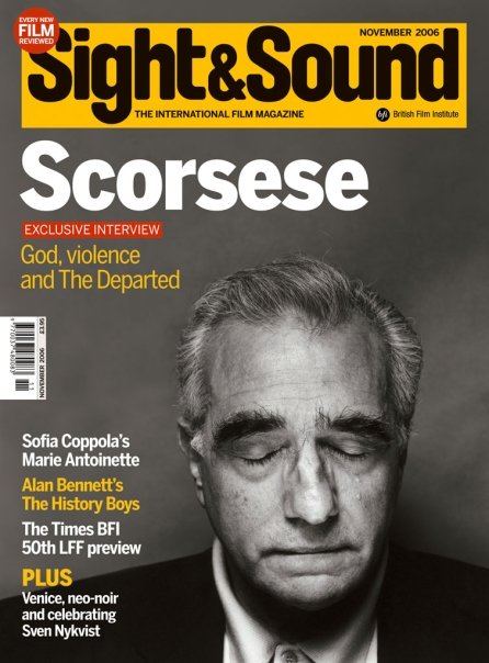 SIGHT AND SOUND magazine side cover Issue 187 November 2006