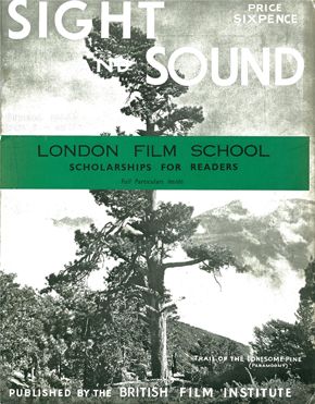 SIGHT AND SOUND (30s-90s) magazine cover Issue 17 March/April/May 1936