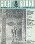 SIGHT AND SOUND (30s-90s) magazine cover Issue 24 December 1937