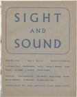 SIGHT AND SOUND (30s-90s) magazine cover Issue 33 March/April/May 1940
