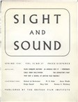 SIGHT AND SOUND (30s-90s) magazine cover Issue 37 March/April/May 1941