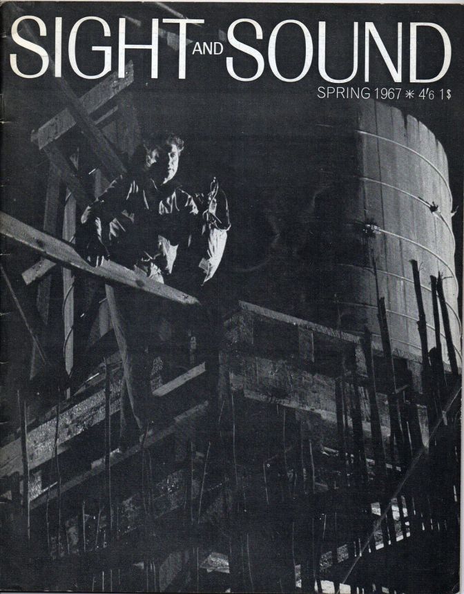 SIGHT AND SOUND (30s-90s) magazine cover Issue 149 Spring 1967