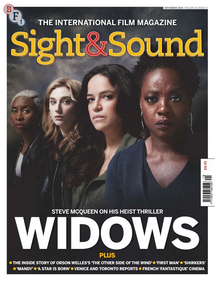 SIGHT AND SOUND magazine cover  November 2018