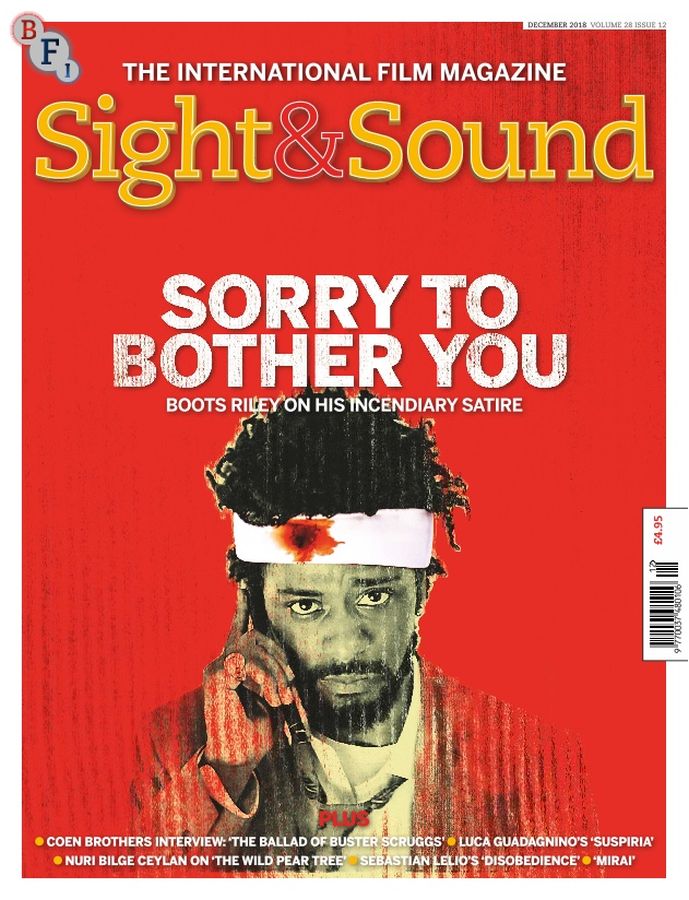 SIGHT AND SOUND magazine cover  December 2018