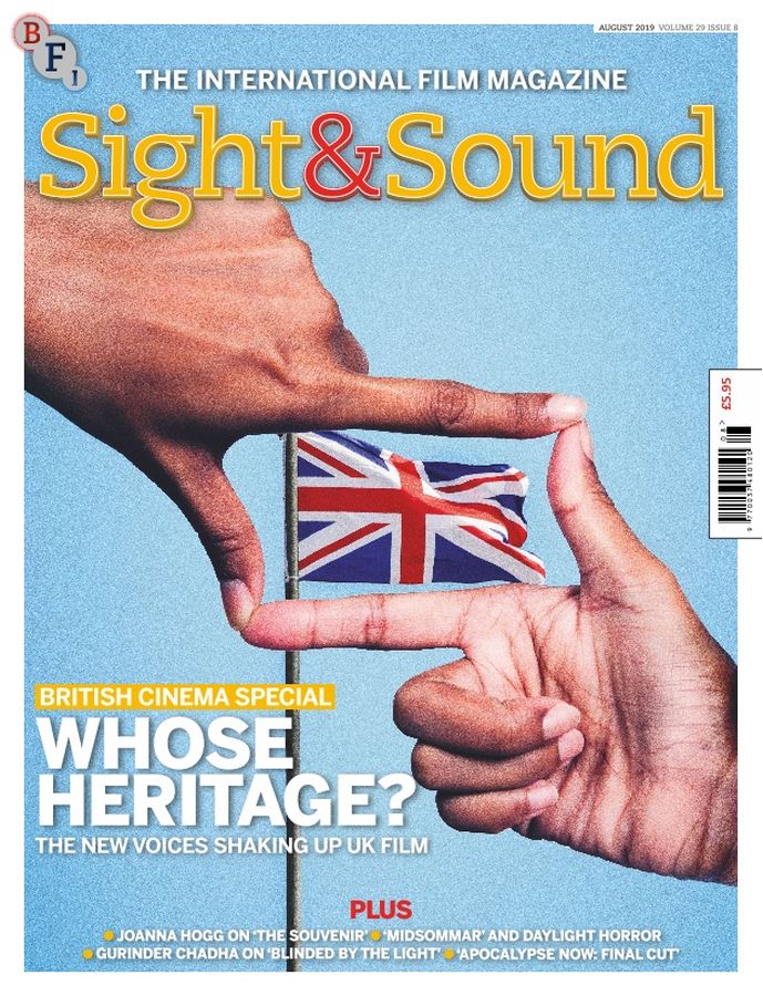 SIGHT AND SOUND magazine side cover  August 2019