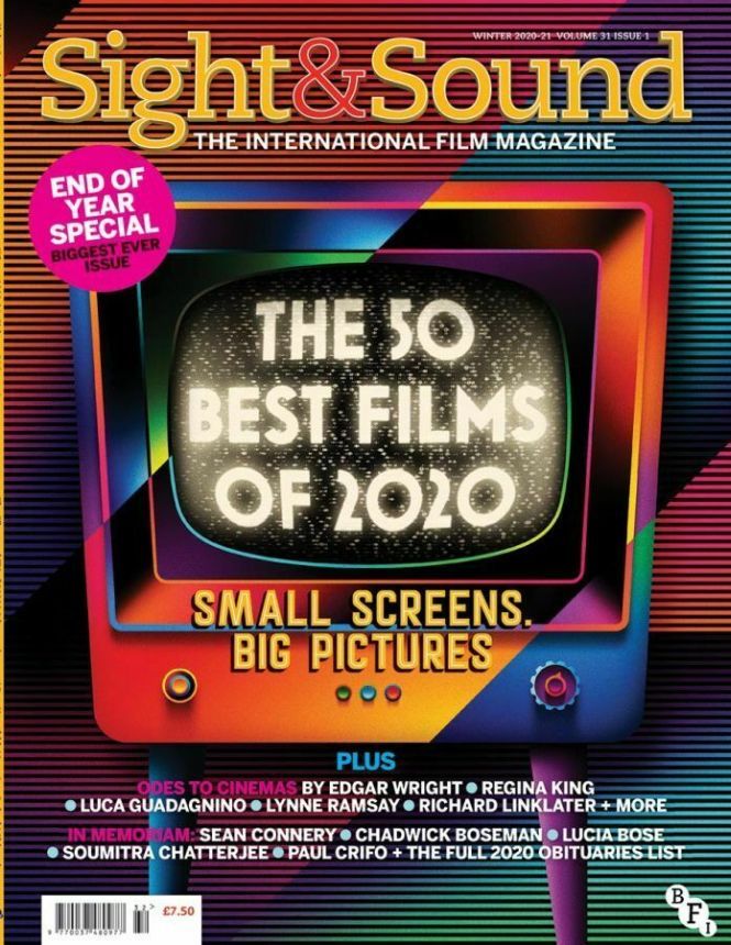 SIGHT AND SOUND magazine cover  Vol 31 # 1  December 2020/ January 2021 