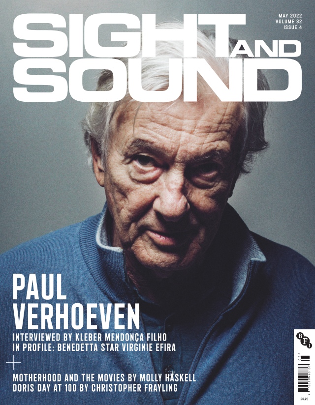 SIGHT AND SOUND magazine side cover  May 2022