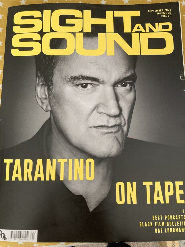 SIGHT AND SOUND magazine cover  September 2022