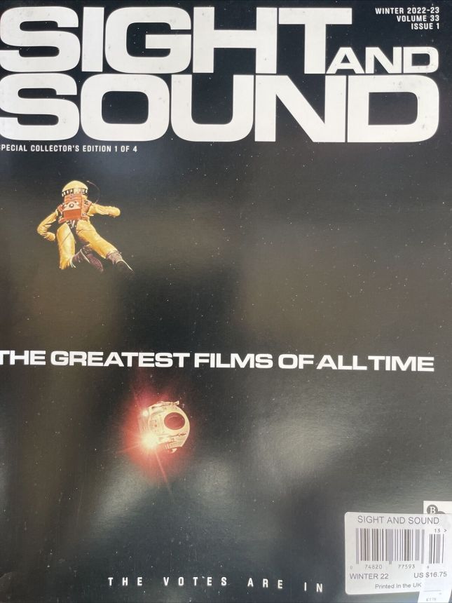 SIGHT AND SOUND magazine cover Winter 2022