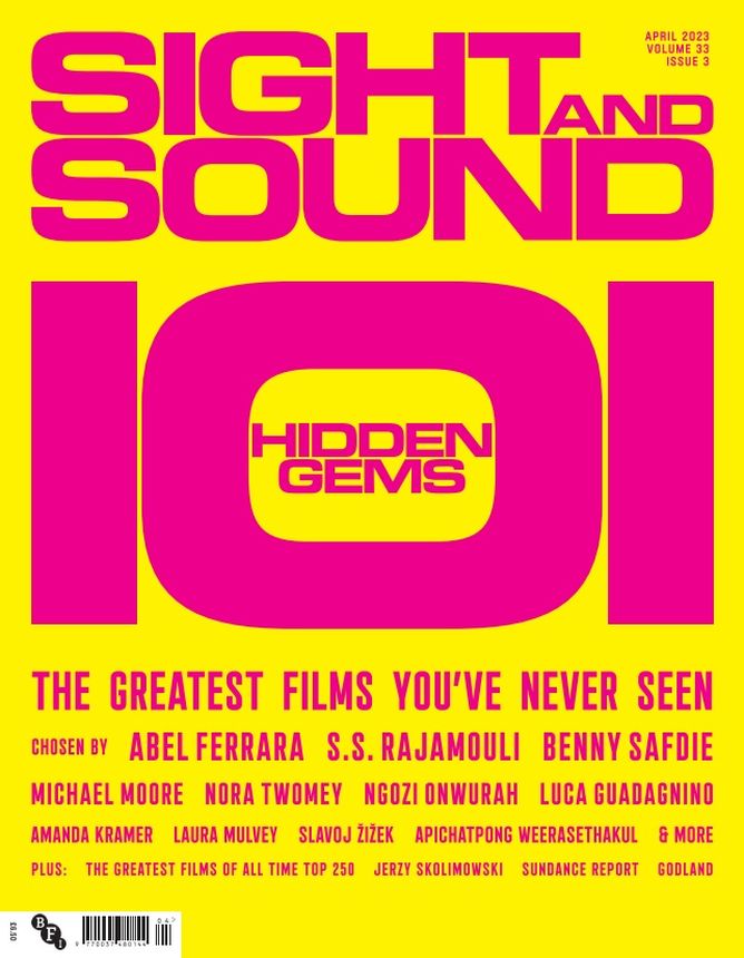 SIGHT AND SOUND magazine cover  April 2023