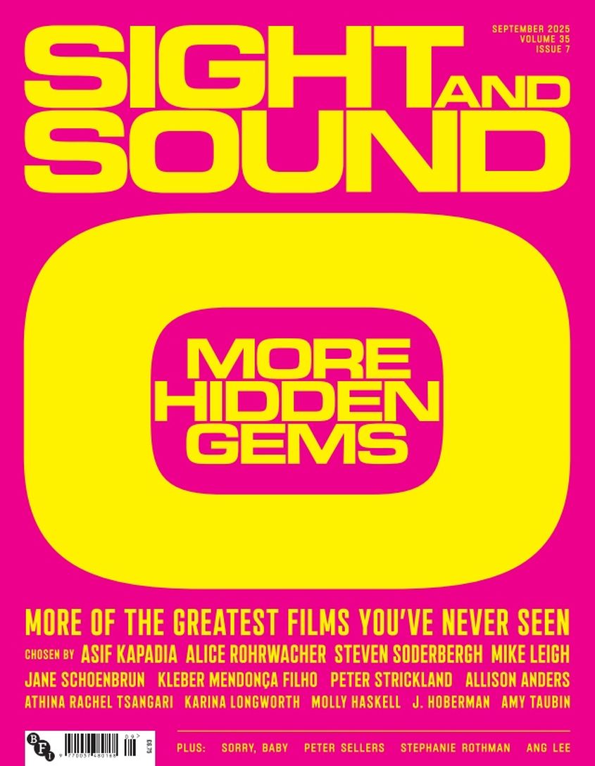SIGHT AND SOUND magazine cover  September 2025