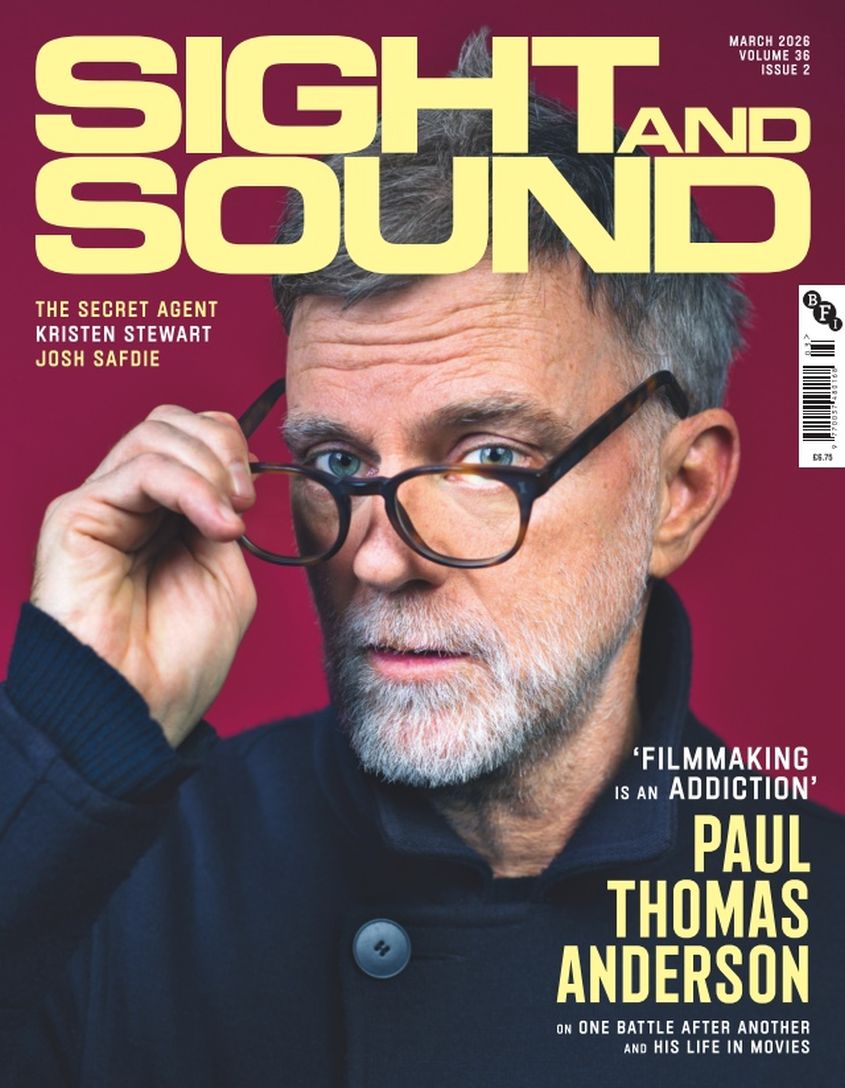 SIGHT AND SOUND magazine side cover  March 2026