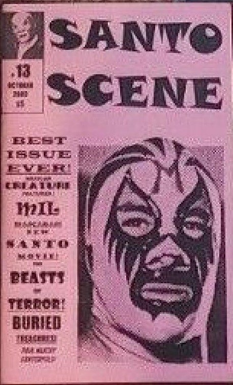 SANTO SCENE magazine side cover Issue 13 October 2003