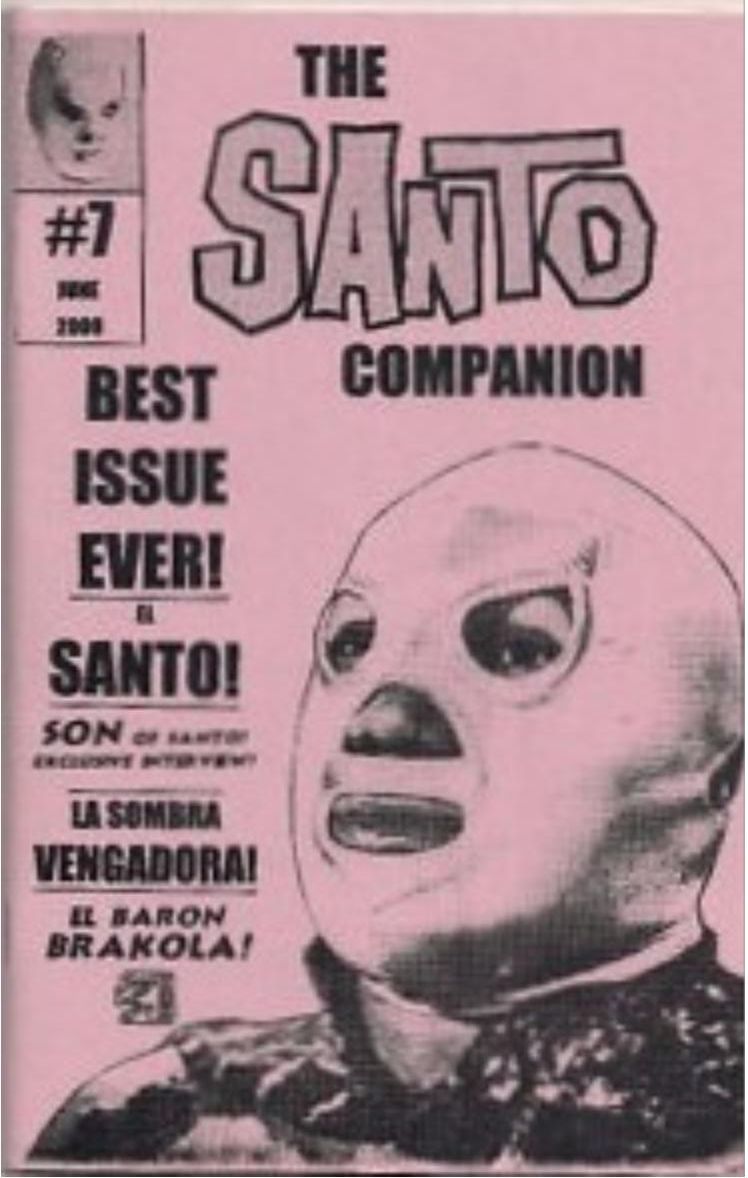 SANTO SCENE magazine side cover Issue 7  June 2000