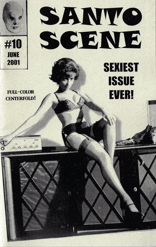 SANTO SCENE magazine side cover Issue 10  June 2001