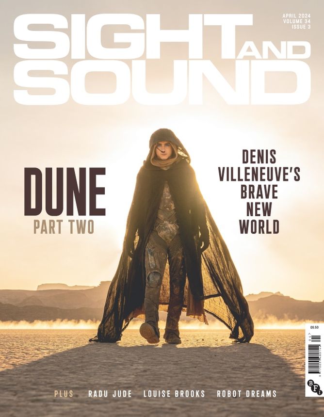 SIGHT AND SOUND magazine cover  Vol 34 No 3  April 2024