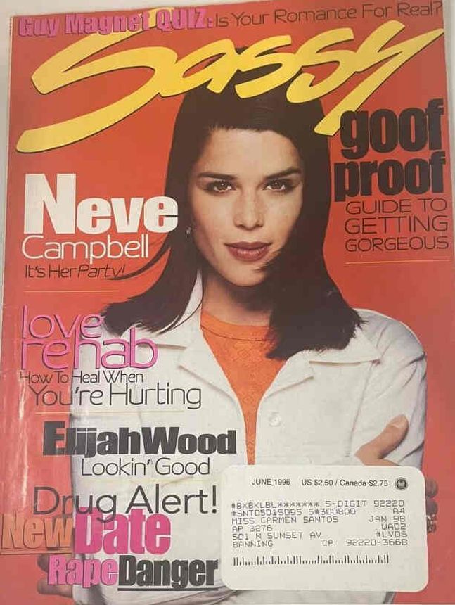 SASSY magazine cover  June 1996