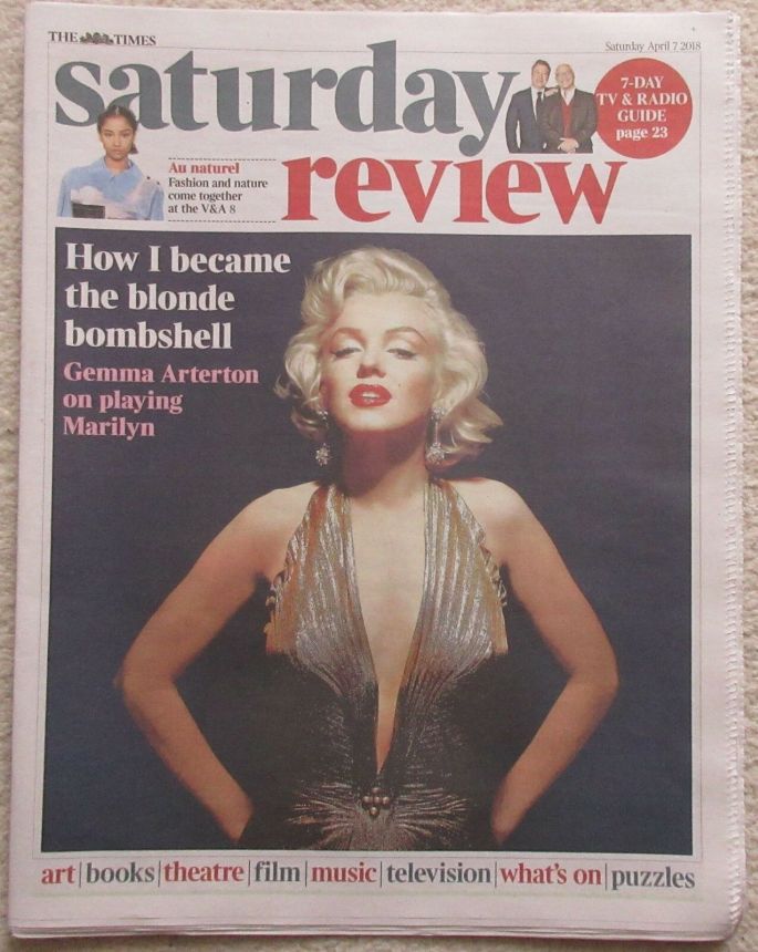 TIMES SATURDAY REVIEW magazine side cover 7 April 2018