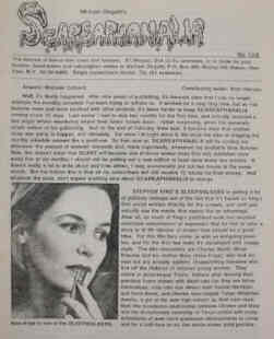 SCAREAPHANALIA magazine cover Issue 108  1992