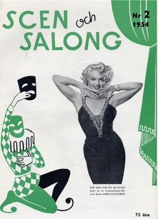 SCEN OCH SALONG magazine side cover Issue 2  1954