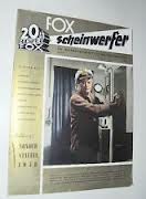 20TH CENTURY FOX SCHEINWERFER magazine cover  1960