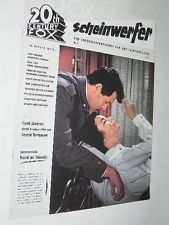 20TH CENTURY FOX SCHEINWERFER magazine cover  1960
