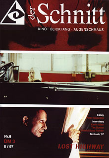 SCHNITT magazine cover Issue 6 April/May/June 1997