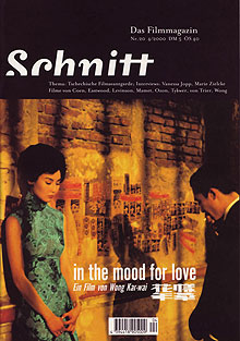 SCHNITT magazine cover Issue 20 October/November/December 2000