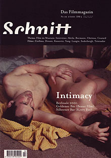 SCHNITT magazine cover Issue 22 April/May/June 2001