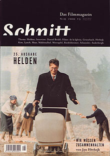 SCHNITT magazine cover Issue 25 January/February/March 2002