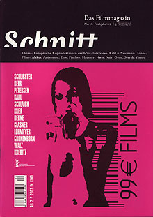 SCHNITT magazine cover Issue 26 April/May/June 2002