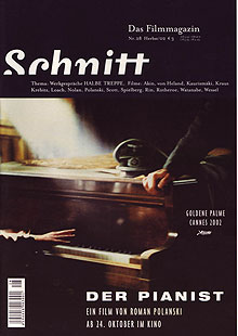 SCHNITT magazine cover Issue 28 October/November/December 2002