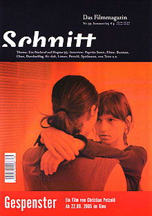 SCHNITT magazine cover Issue 39 July/August/September 2005