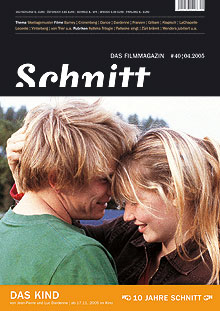 SCHNITT magazine cover Issue 40 October/November/December 2005
