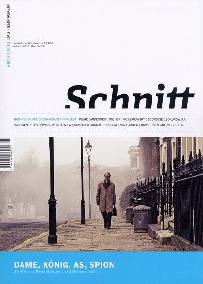 SCHNITT magazine side cover Issue 65 January/February/March 2012
